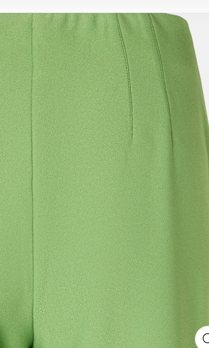 RDF Green Straight Wide Leg Full Length Trouser