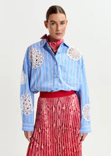 Load image into Gallery viewer, Essentiel Antwerp Red Snake Print Pleated Skirt
