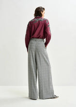 Load image into Gallery viewer, Essentiel Antwerp Grey &amp; Black Wide Leg Pants
