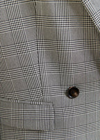 Essentiel Antwerp 'Prince of Wales' Double Breasted Blazer with Cape sleeves