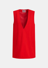 Load image into Gallery viewer, Essentiel Antwerp Red Sleeveless V-Neck Mini Dress

