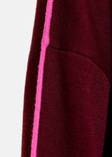 Load image into Gallery viewer, Essentiel Antwerp Burgundy Knitted Sweater with Pink Piping
