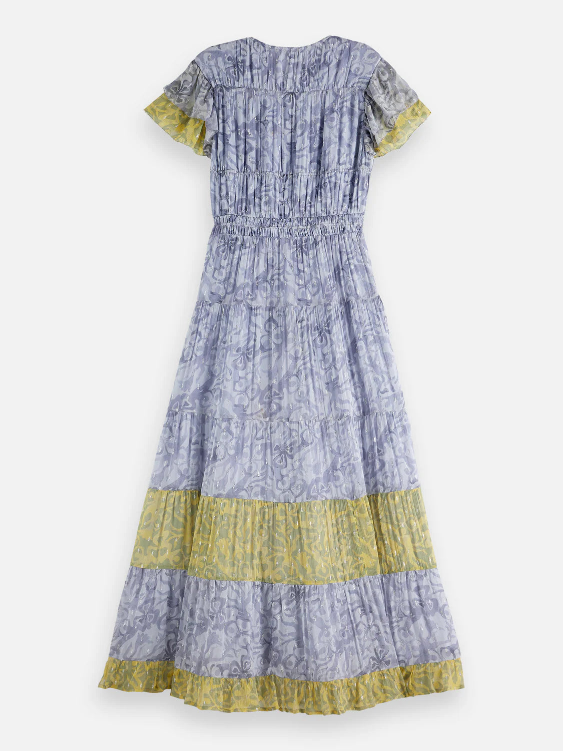 Scotch & Soda Lilac & Green Maxi Dress