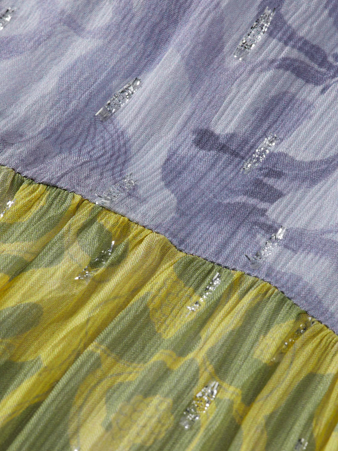 Scotch & Soda Lilac & Green Maxi Dress