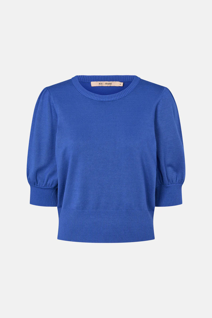RDF Cobalt Blue Short Sleeve Fine Knit Jumper
