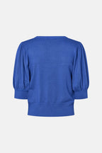 RDF Cobalt Blue Short Sleeve Fine Knit Jumper