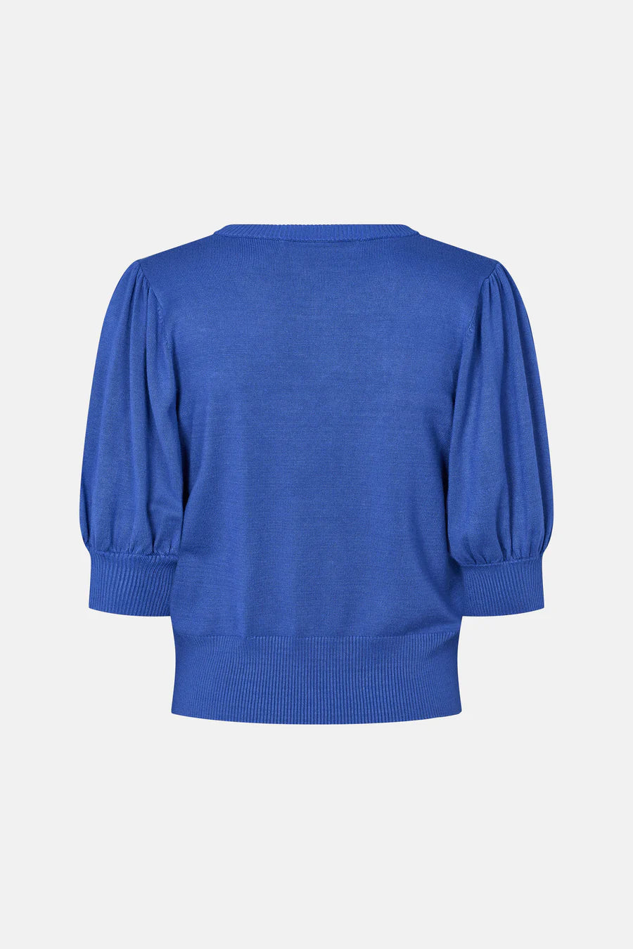 RDF Cobalt Blue Short Sleeve Fine Knit Jumper