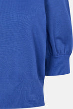 Load image into Gallery viewer, RDF Cobalt Blue Short Sleeve Fine Knit Jumper
