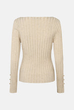 Load image into Gallery viewer, RDF Oatmeal Ribbed Fine Knit Jumper
