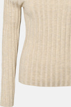 RDF Oatmeal Ribbed Fine Knit Jumper