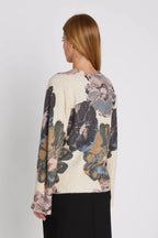 RDF Cream & Floral Knit Sweater