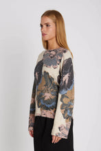 Load image into Gallery viewer, RDF Cream &amp; Floral Knit Sweater
