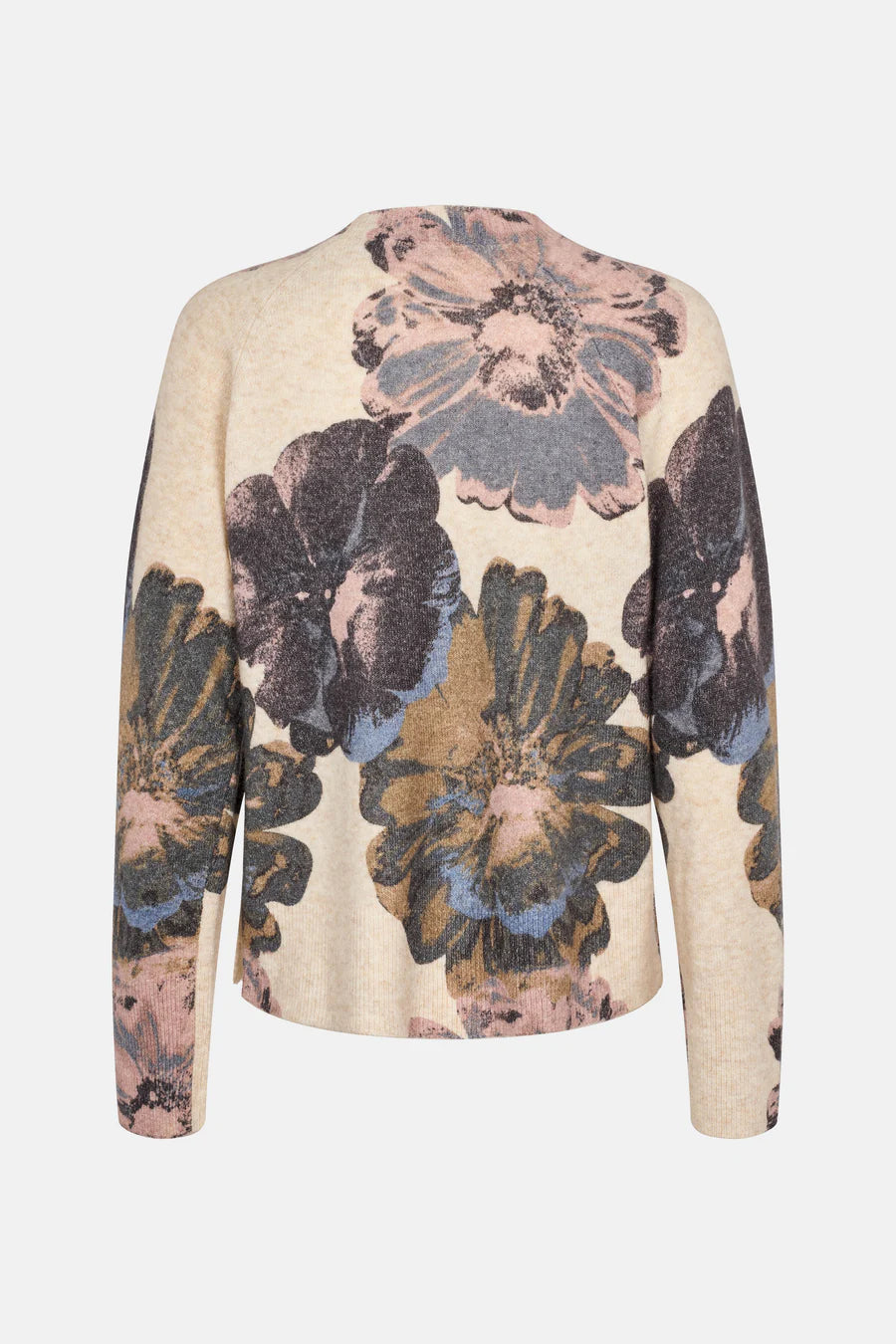 RDF Cream & Floral Knit Sweater