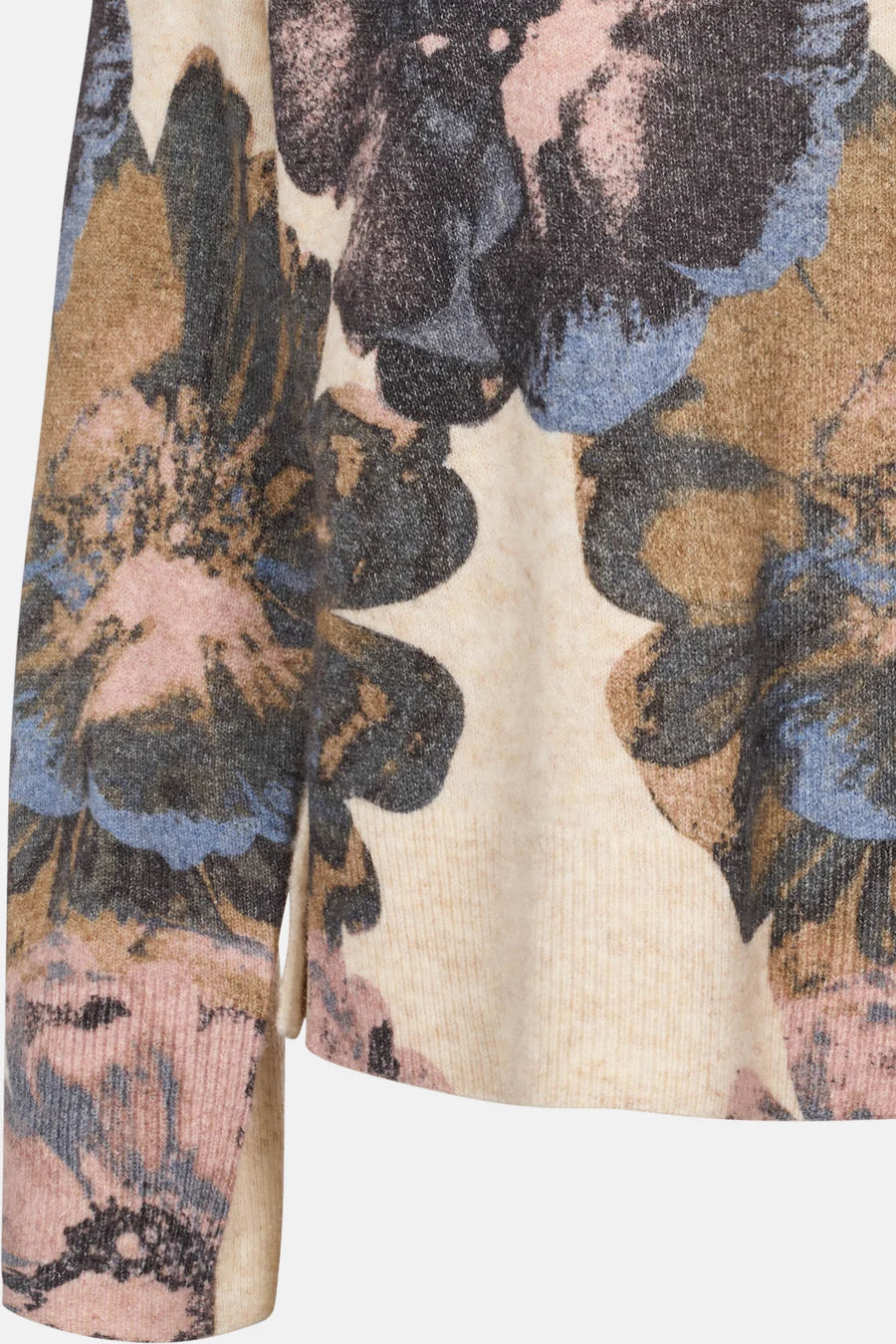 RDF Cream & Floral Knit Sweater