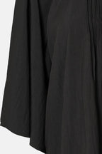 RDF Black Angel Sleeve Pin-Tuck Blouse