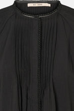 Load image into Gallery viewer, RDF Black Angel Sleeve Pin-Tuck Blouse
