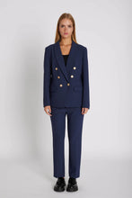 Load image into Gallery viewer, RDF Navy High Waist Cigarette Trousers
