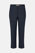 RDF Navy High Waist Cigarette Trousers