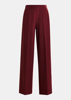 Essentiel Antwerp Burgundy Wide Leg Suit Trousers