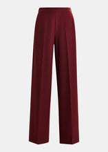 Load image into Gallery viewer, Essentiel Antwerp Burgundy Wide Leg Suit Trousers
