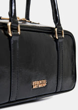 Load image into Gallery viewer, Essentiel Antwerp Black Glossy Shoulder Bag
