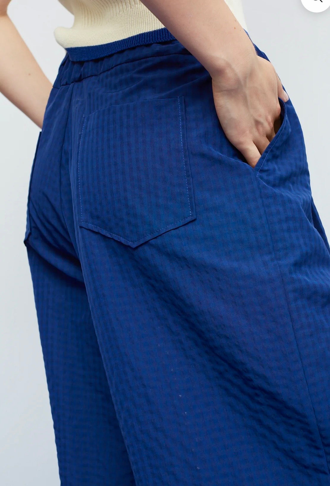 Dr. Bloom Navy / Blue Relaxed Baggy Trousers