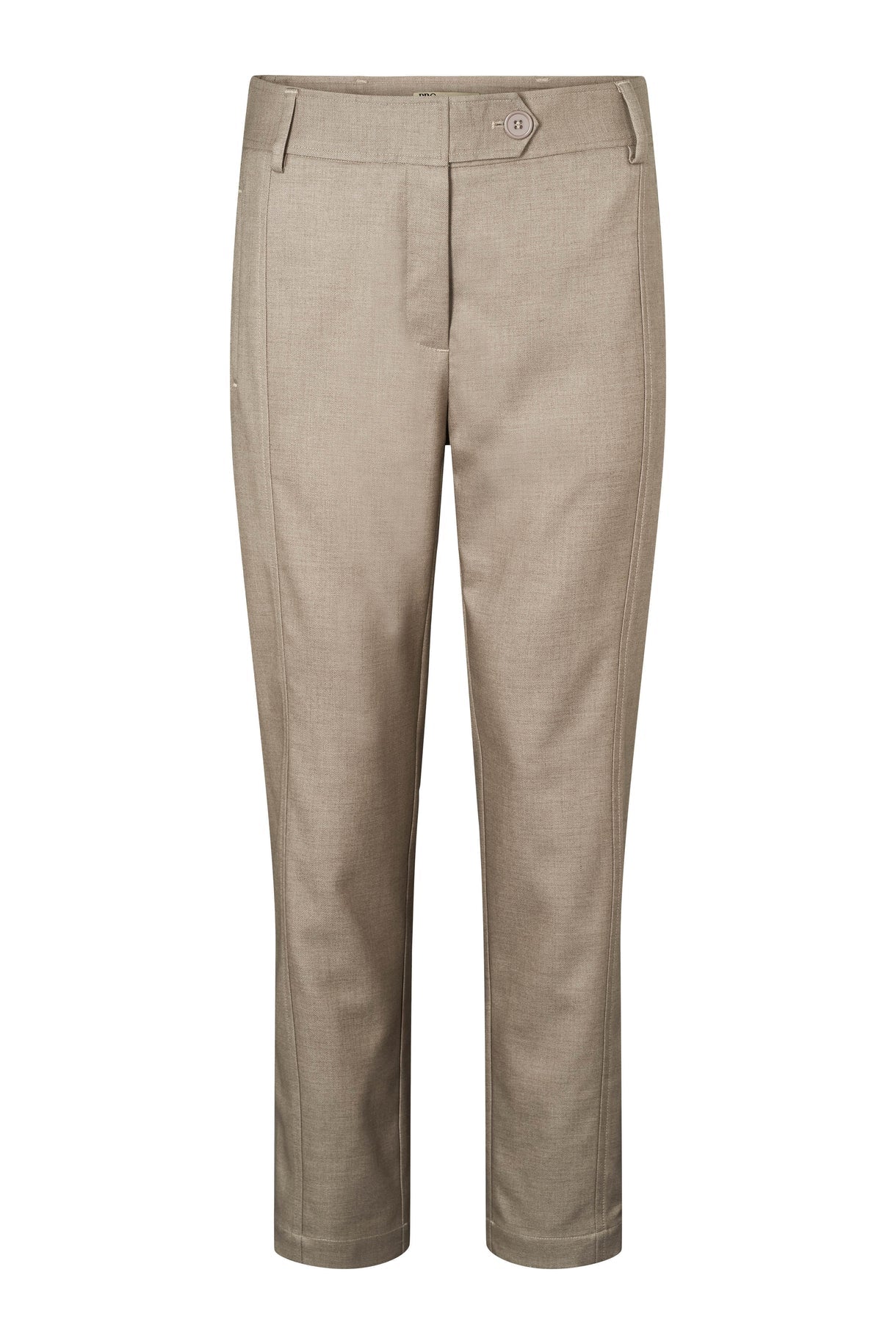 PBO Sand Tailored Cigarette Trousers