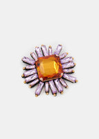 Essentiel Antwerp Lilac & Orange Large Brooch