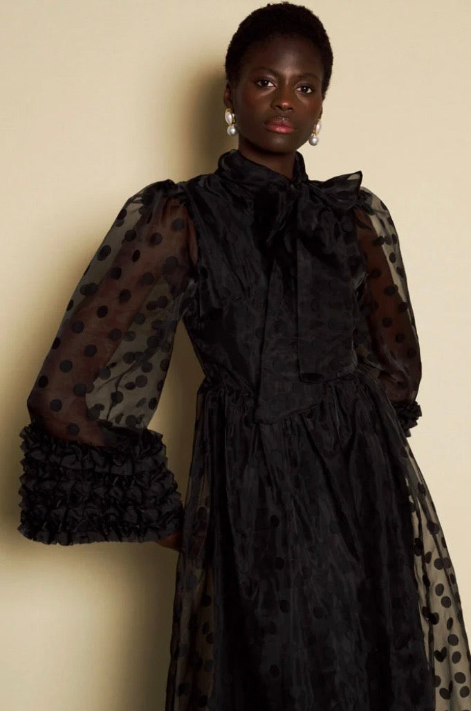 DREAM Sister Jane Black Polka Dot MARGAUX DRESS