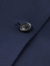 Load image into Gallery viewer, Scotch &amp; Soda Navy Tailored Satin Blazer with Belt
