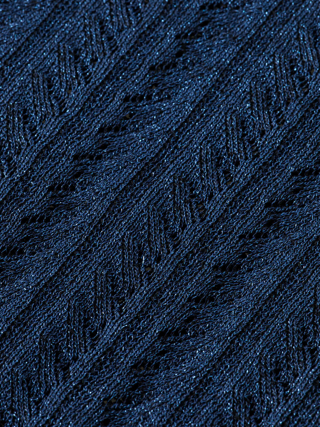 Scotch & Soda Navy Lurex Knitted Tank Top