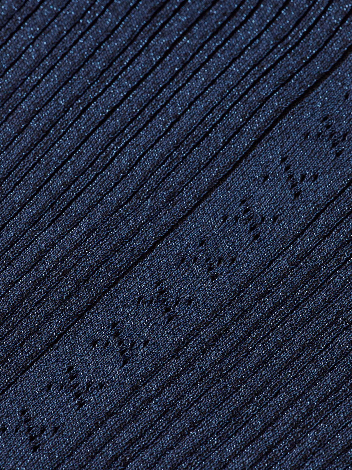 Scotch & Soda Navy Lurex Fitted Cardigan