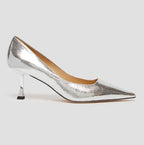 PennyBlack Silver Metallic Court Shoe