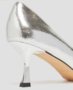 PennyBlack Silver Metallic Court Shoe
