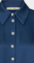 Load image into Gallery viewer, RDF Midnight Blue Shift Dress with Crystal Buttons
