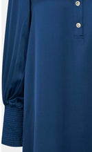 Load image into Gallery viewer, RDF Midnight Blue Shift Dress with Crystal Buttons
