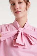 Compañia Fantástica Pink Cotton Pussybow Shirt