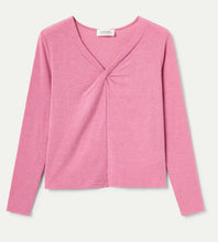 Load image into Gallery viewer, Compañia Fantástica Pink Long Sleeve V-Neck Top

