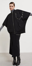 Load image into Gallery viewer, Otto&#39;dame Black Bomber with Silver Hardware &amp; Jewelry
