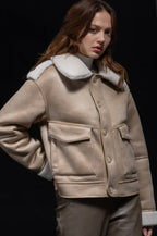 URBANCODE Cream Reversible Aviation Jacket