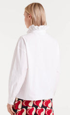 Compania White Princess Diana  Cotton Blouse