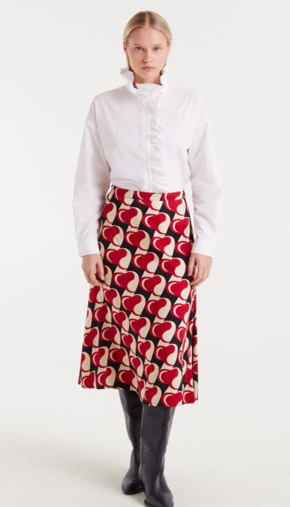 Compania White Princess Diana  Cotton Blouse