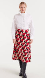 Compania White Princess Diana  Cotton Blouse