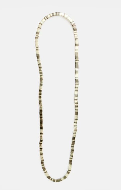 Nali Silver/ Black Mesh Statement Necklace