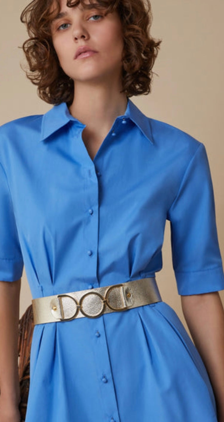 PENNYBLACK Gold Lord Ring Belt