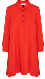 Beatrice B Orange Milano Stitch Polo Dress