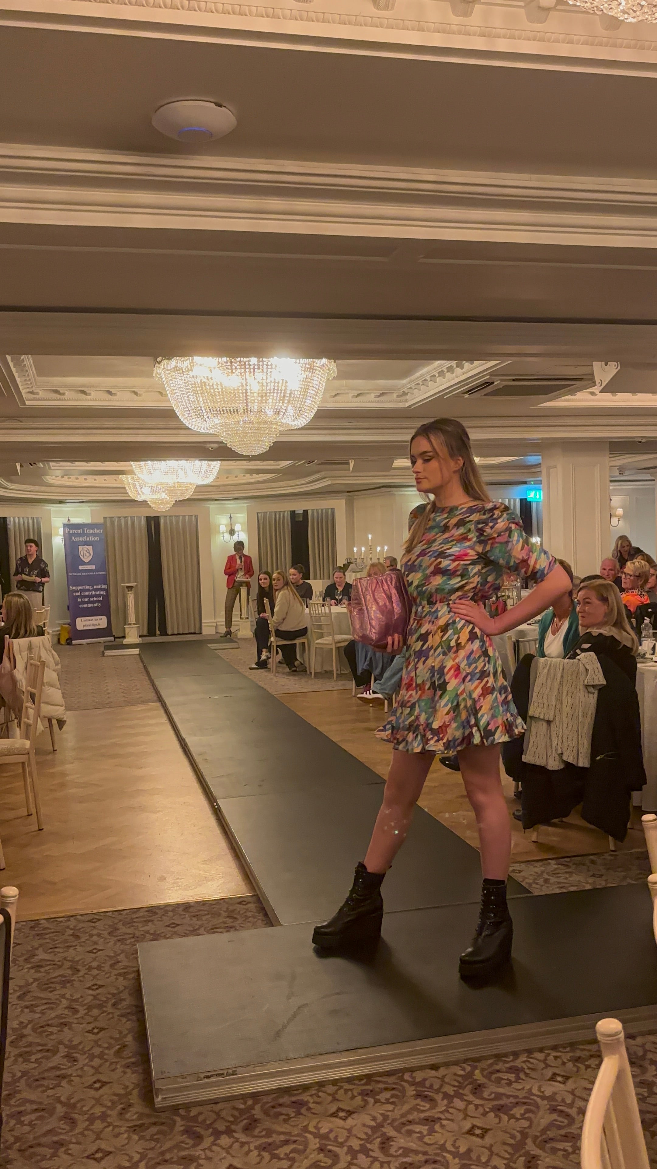 Essentiel Antwerp Multi-coloured Silk Mini Dress