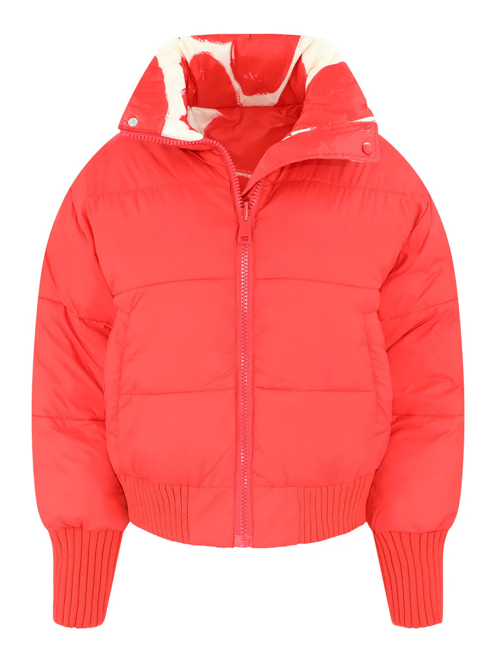 Essentiel Antwerp Red Heart Reversible Bomber