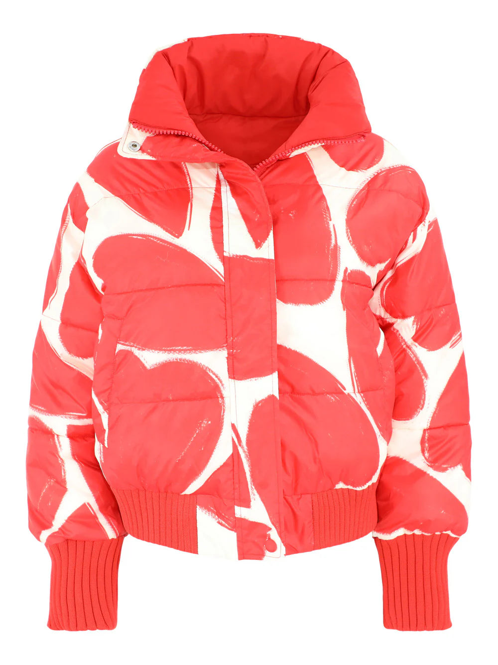 Essentiel Antwerp Red Heart Reversible Bomber