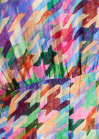 Essentiel Antwerp Multi-coloured Silk Mini Dress